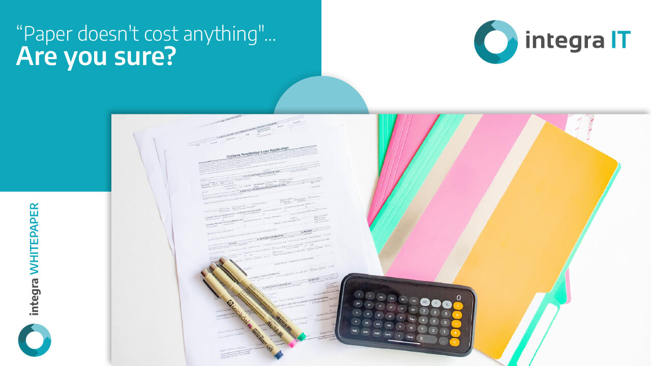 “Paper doesn't cost anything"… Are-you-sure