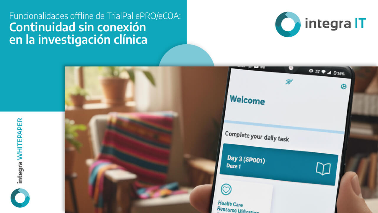 Funcionalidades offline de TrialPal ePRO eCOA continuidad sin conexión en la investigación clínica