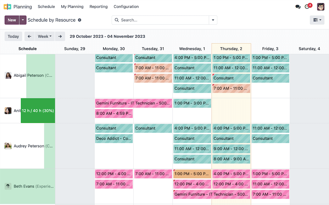 Trial 360 Calendario de Planeación